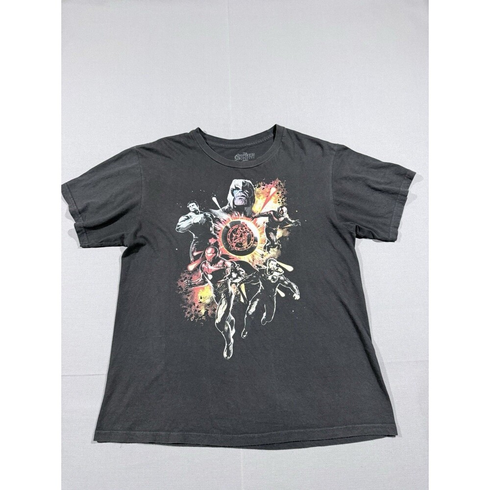 Marvel Avengers Endgame Black Graphic Tshirt Youth XL